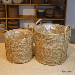 Seagrass planter basket I s-6